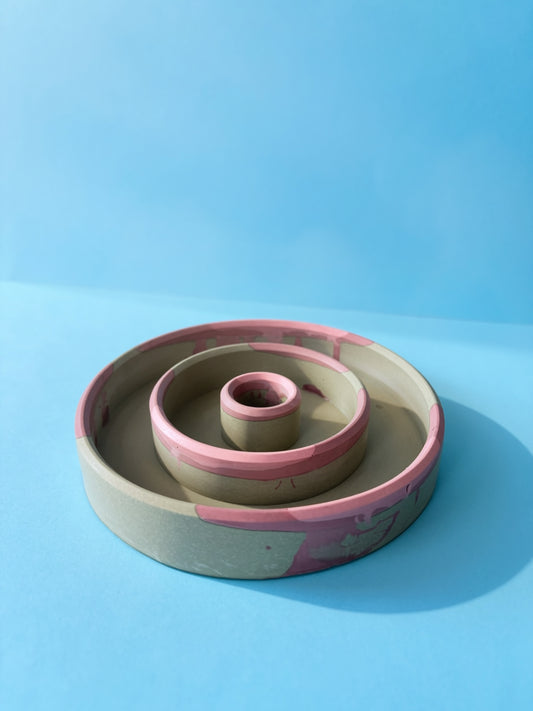Ripple Candle Stick Holder