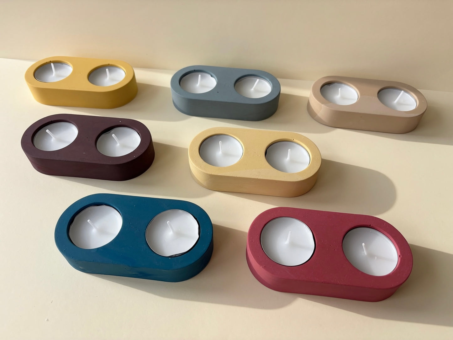 Twin Glow Tea Light Holder
